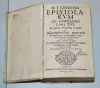 Cicero, Epistolarum, bok XVI, 1713