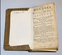The wonders of nature and art, tom 1, Londyn, 1750