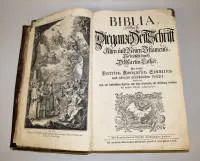 罕见路德圣经，Gebrüder Zunkel，雷根斯堡 1756 年，完整，原装良好状态