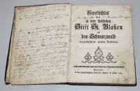 Cerimonia di consacrazione del nuovo tempio nel principesco monastero di St. Blasien nella Foresta Nera, San Gallo 1784