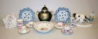 瓷器收藏，含迈森、Royal Copenhagen、Rosenthal等，1900年起
