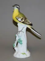 迈森20世纪瓷塑白鹡鸰