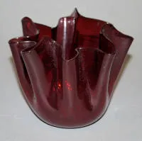 Fulvio Bianconi，为 Venini 设计的手帕花瓶，Murano，1950年代