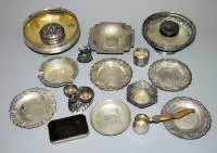 Samling af bord- og småsølv fra 1920