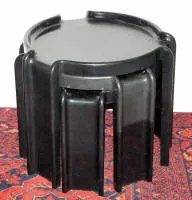 Giotto Stoppino，三张塑料套桌，意大利1970年代