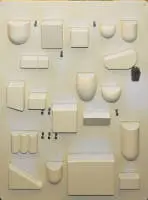 Duvar organizatörü "Uten.Silo I", büyük versiyon, 1970 civarı orijinal