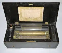 Schweizisk valsespilledåse, forhandlet af Wilhelm Düren, Köln omkring 1890