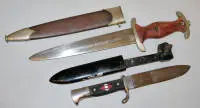 HJ-feltkniv RZM M7/60 og SA-dolk Pommern