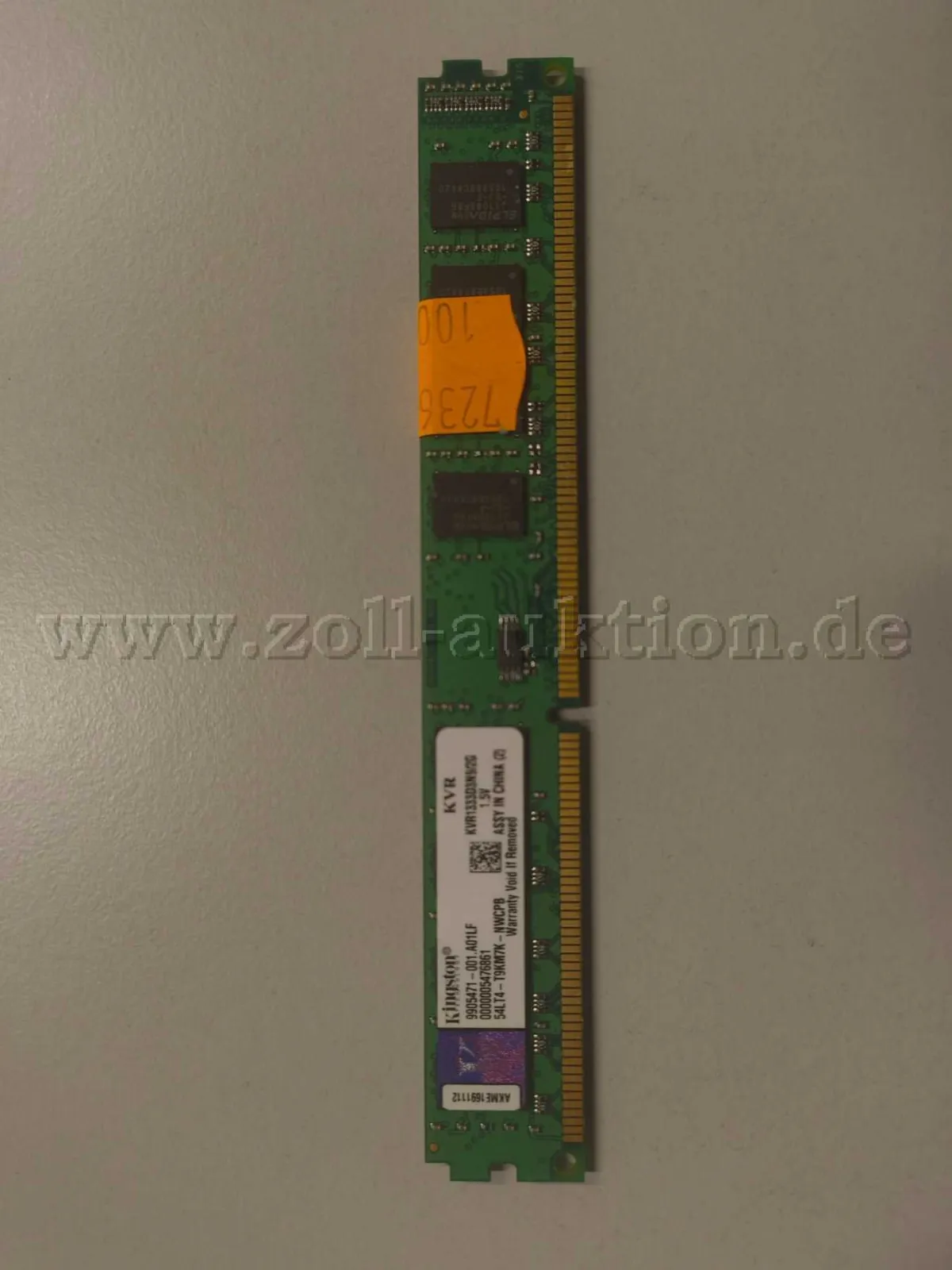 89 RAM Kingston 2 GB DDR3-1333 MHz PC3-10600U (KVR1333D3N9/2G)