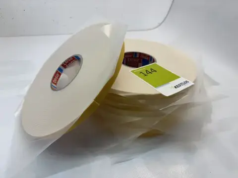 TESA nastro adesivo biadesivo, 9 rotoli, larghezza 12 mm