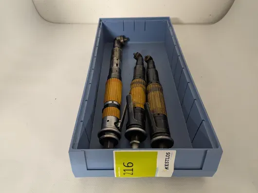 3 件 Atlas Copco 气动螺丝刀，可调