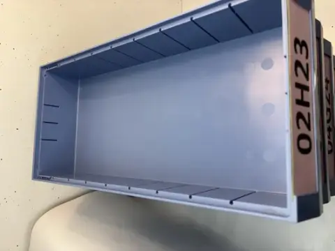 Depolama kutusu, yakl. 490 x 230 x 90 mm - 6 adet