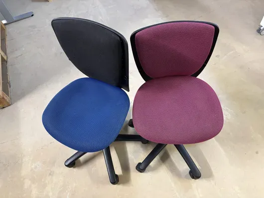 2 sedie da ufficio per bambini