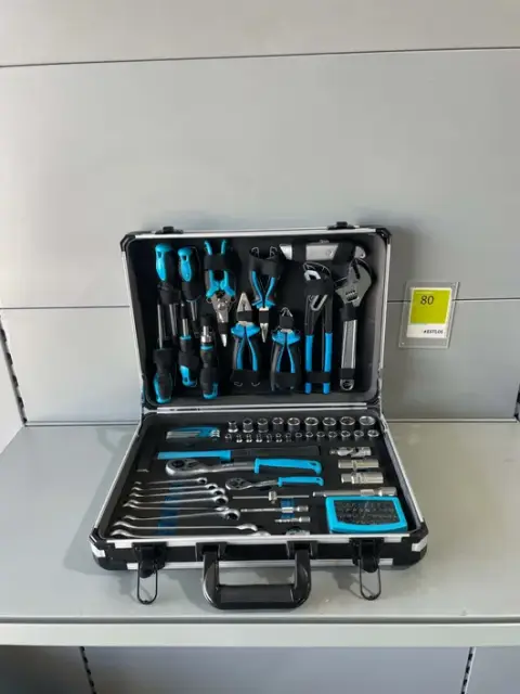 Alkuperäinen ATF Premium -työkalusalkku, jossa räikät, hylsyt, pihdit ja ruuvimeisselit