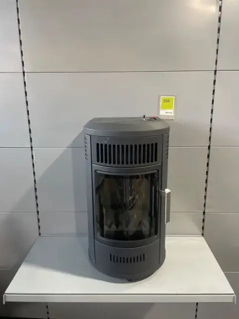 Sobă pe gaz cu fereastră de vizualizare