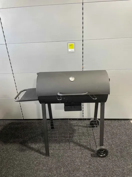 Kulgrill med låg og termometer