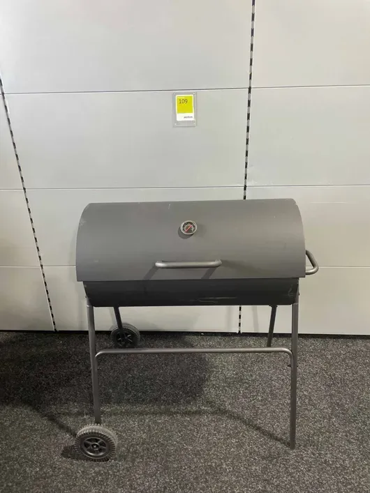 Grillvogn med låg, rist og termometer
