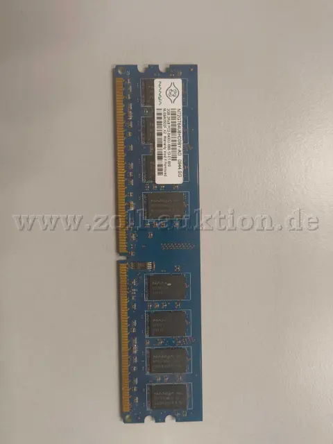 42 bellek / RAM Nanya 2 GB DDR2-800 MHz PC2-6400U (NT2GT64U8HDB0Y-AD)