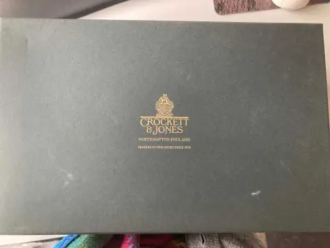 1 пара чоловічих туфель Crockett&Jones, розм. 10,5, коричневі