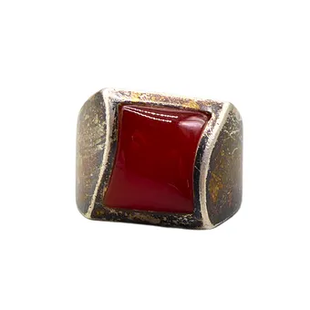 Anello in argento 925 con corniola
