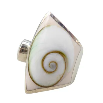 Ring "Shivas øje" i 925 sølv.