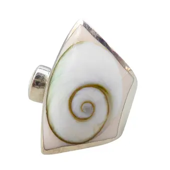 Anello "Occhio di Shiva" in argento 925.