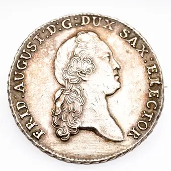 1 tálero Federico Augusto III, Electorado de Sajonia, 1774.