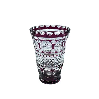 WMF krystalglasvase fra serien "Crystal Cabinet" med violet overfang.