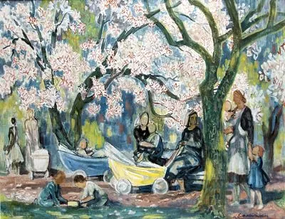 Kohlschein, Edmund Anton: Parkscene/Klovn