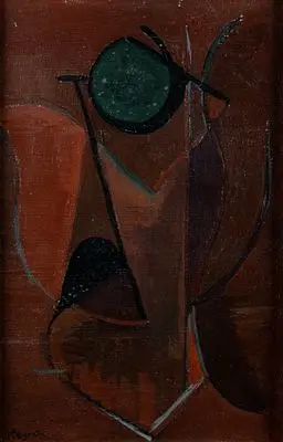 Deyrolle, Jean Jacques: Pequeña abstracción en rojo