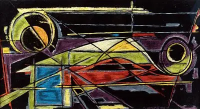 Lamers, Hanns: Escena nocturna III 1958