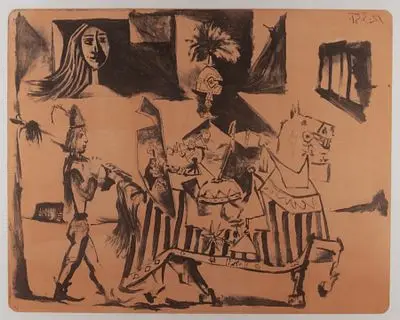 Picasso, Pablo: Le Départ (La partida)