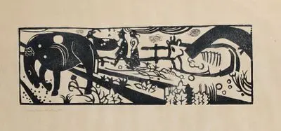 Campendonk, Heinrich: Parasztok vonulása