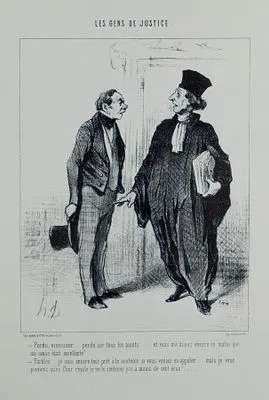 Daumier, Honoré: Les Gens de Justice/Le Charivari