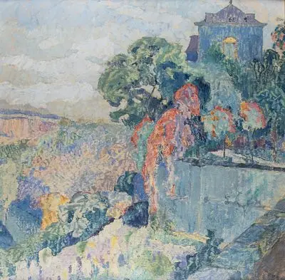 Guildet (?), M.: En el parque del castillo