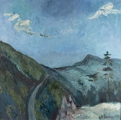 Jansen, Franz Maria: Schwarzwald, vej til Hornisgrinde