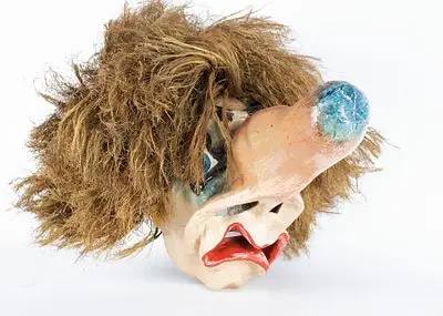 Plüss, taller de máscaras de Basilea: máscara de carnaval Waggis