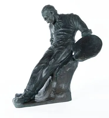van de Velde, Robert:持调色板的画家