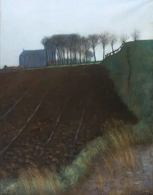 Schmurr, Wilhelm: El campo junto a la iglesia