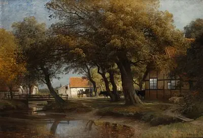 Deiters, Heinrich: Dvorišta uz potok