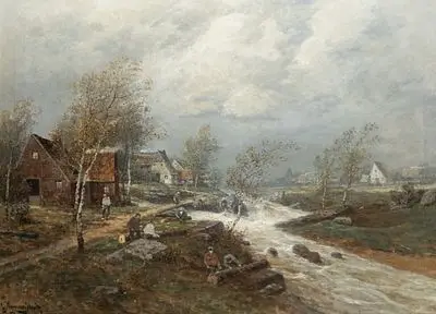 Jungblut, Johann：溪边农庄
