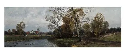 容布卢特，约翰：白桦风景