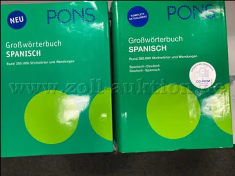 2 PONS Dicționare mari, spaniolă (vechi, în stare bună)