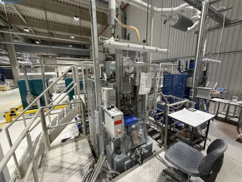 Pressa automatica a secco Hermsdorfer Anlagen Instandhaltung HAI TPA45.1