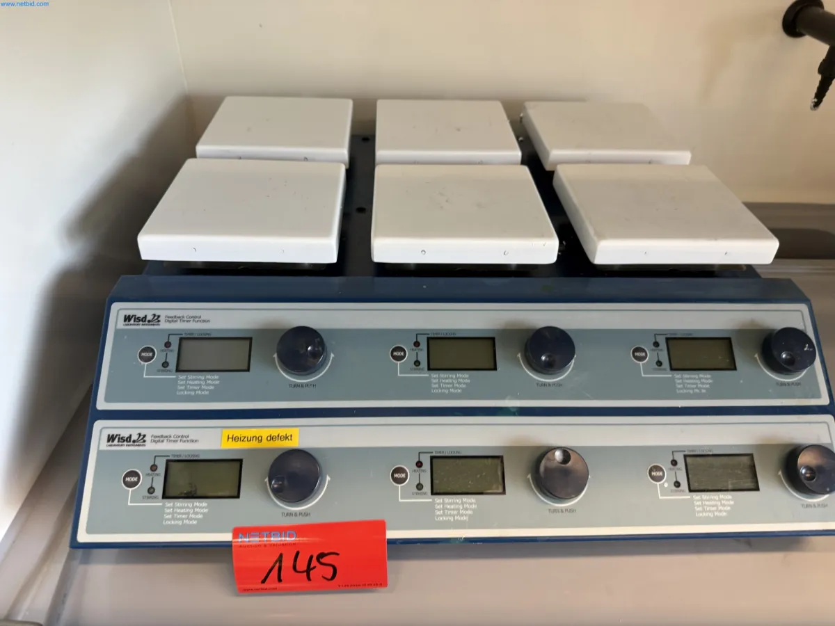 Witeg Premium Hotplate Stirrer SMHS-6 laboratóriumi melegítő- és keverőállomás