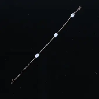 MERALIN JEWELRY. سوار مرصع بالزركونيا والكوارتز الوردي، فضة إسترليني 925، مطلية بالذهب الوردي، إيطاليا.