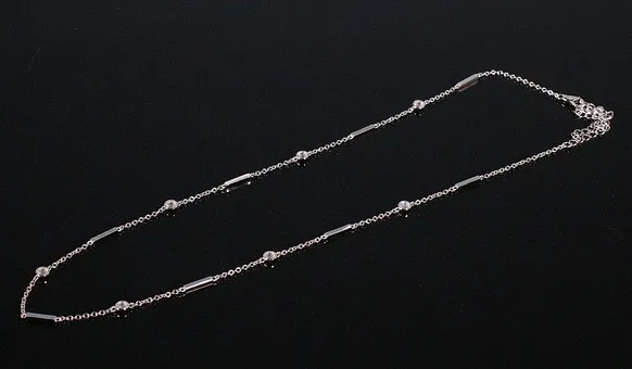 MERALIN JEWELRY. Nyaklánc cirkóniával, 925-ös sterling ezüst, Olaszország.
