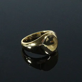 MERALIN JEWELRY。925纯银个性戒指，尺寸50，镀金。