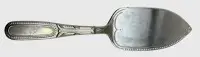 Stor massiv øse, forsølvet, England, lengde 27 cm