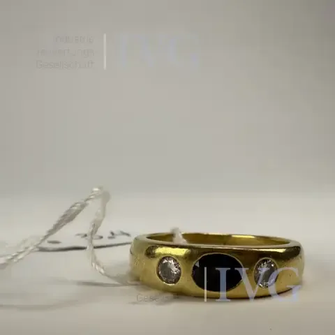 Bandring Saphir Diamant (750 GG)
